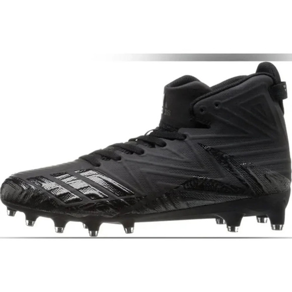Adidas Freak X Carbon Mid Men's Football Cleats Triple Black Size 17 -NEW NO BOX - Picture 14 of 14